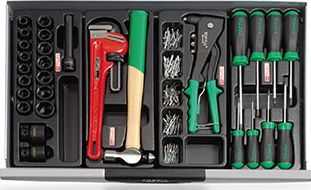 Tủ đồ nghề 2 tầng 10 ngăn 333 chi tiết GCAZ0013 / GCAJ0014