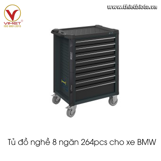 Tủ đồ nghề 8 ngăn 264pcs cho xe BMW